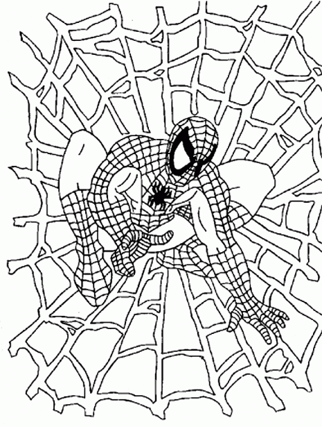 Dibujos del hombre araña 4 para colorear - Imagui