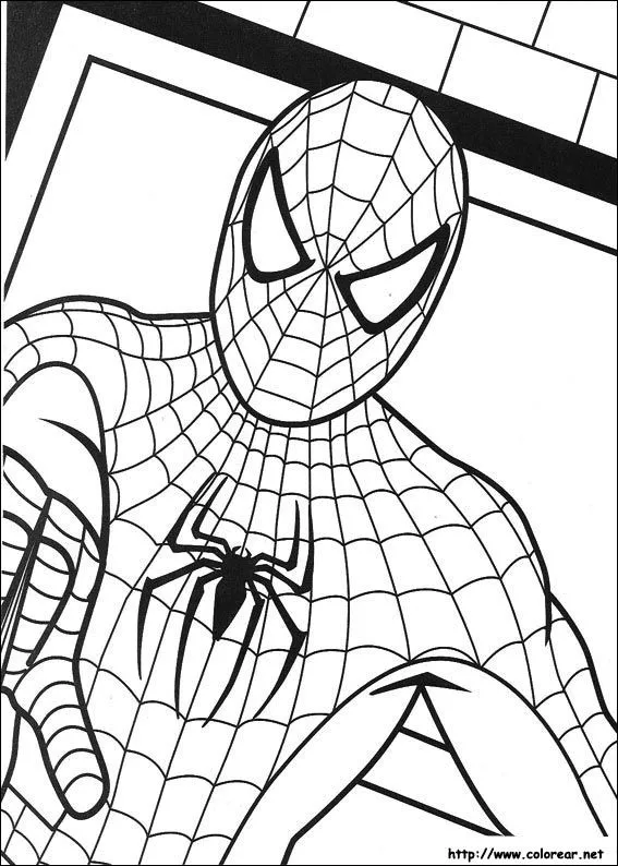 Dibujos de Spiderman para colorear en Colorear.