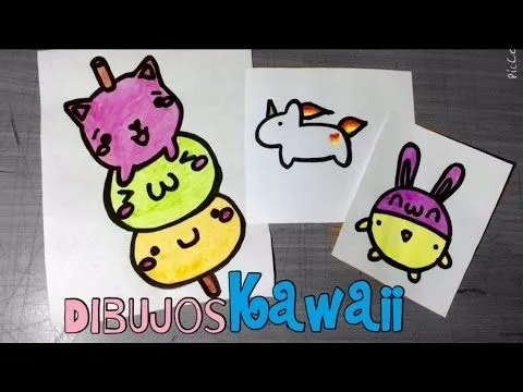 3 DIBUJOS SUPER KAWAII" - Consejosjavier - YouTube