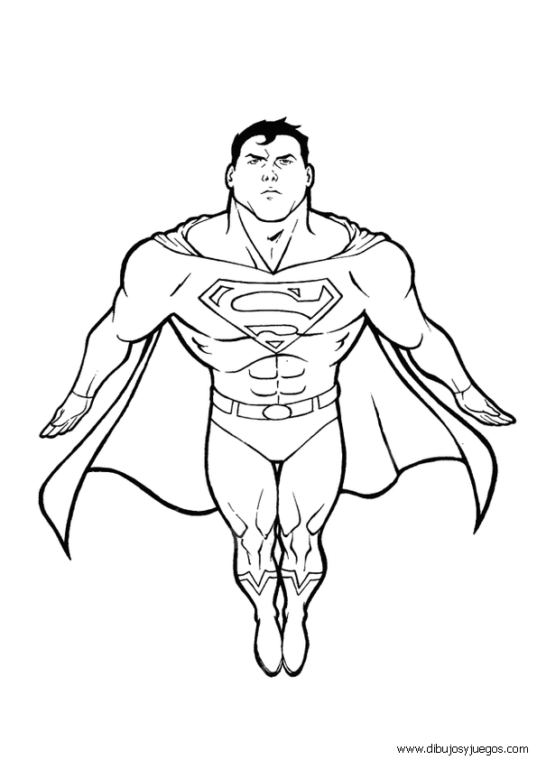 Dibujos De Superman Para Colorear