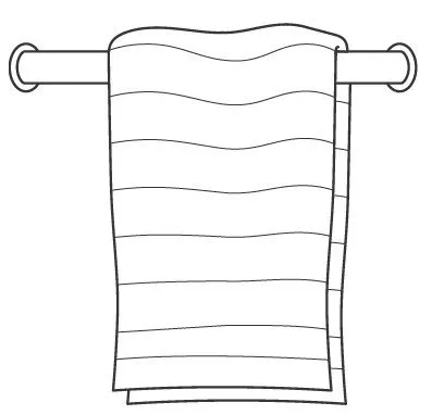 DIBUJOS DE TOALLAS PARA COLOREAR | Dibujos para colorear DIBUJOS DE TOALLAS PARA COLOREAR | Dibujos para colorear