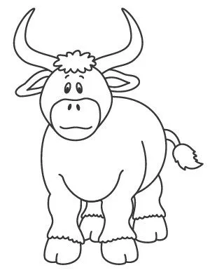 DIBUJOS DE TOROS PARA COLOREAR | Dibujos para colorear