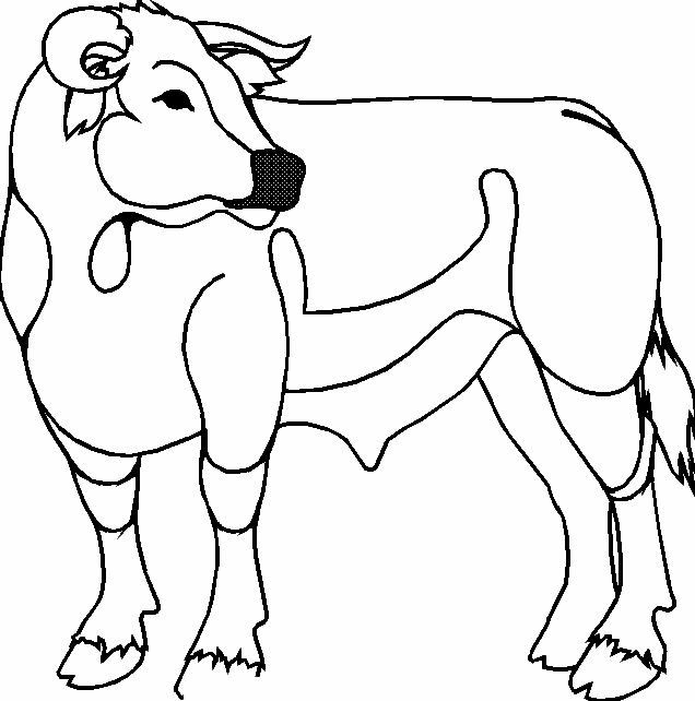 Dibujos de toros para pintar | Colorear imágenes Dibujos de toros para pintar | Colorear imágenes
