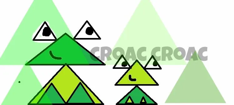 Dibujos utilizando triangulos - Imagui
