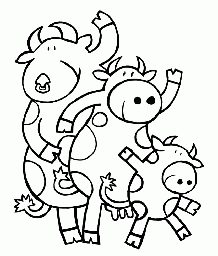 ... para colorear. Dibujos infantiles de Vacas jugando. Colorear Vacas ... para colorear. Dibujos infantiles de Vacas jugando. Colorear Vacas