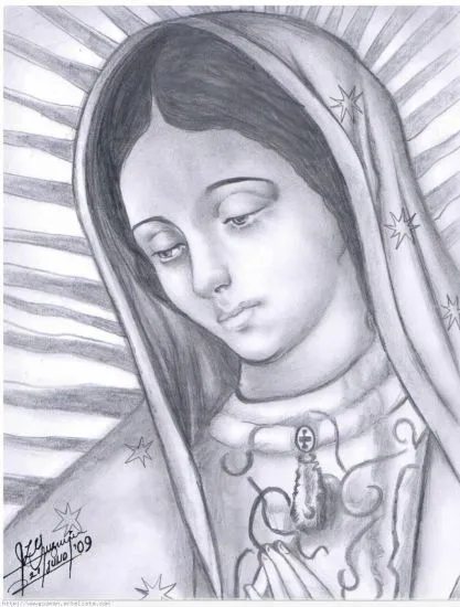 Dibujos de la Virgen de Guadalupe