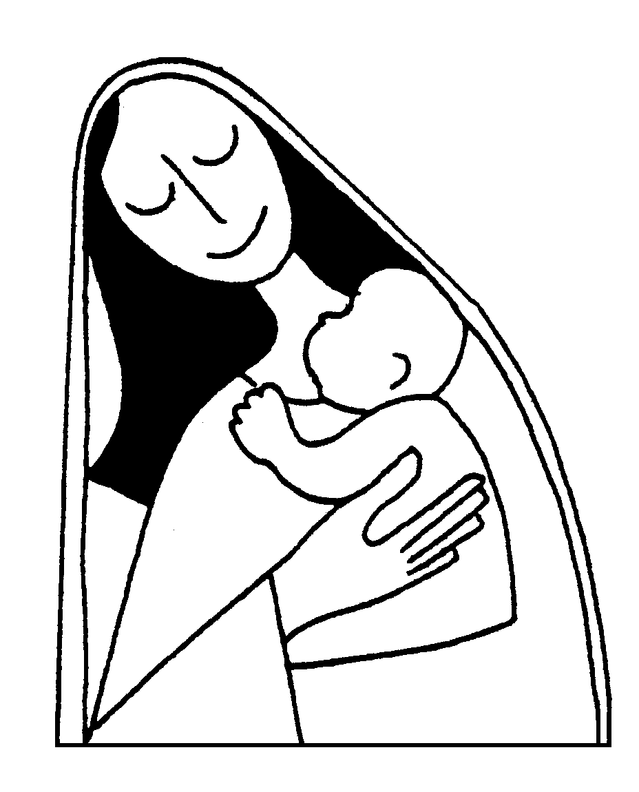 Dibujosde la virgen maria en el mes de mayo - Imagui