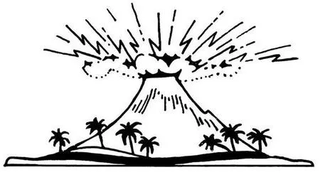 Dibujos de Volcanes ~ Vida Blogger