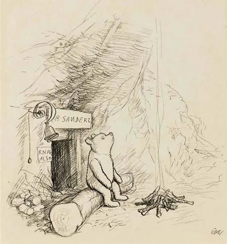 Los primeros dibujos de Winnie The Pooh a subasta