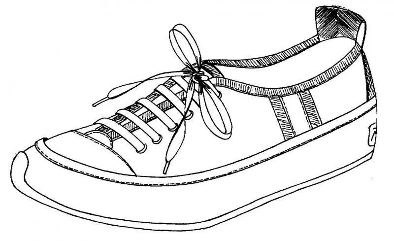 Dibujo zapatillas deportivas - Imagui