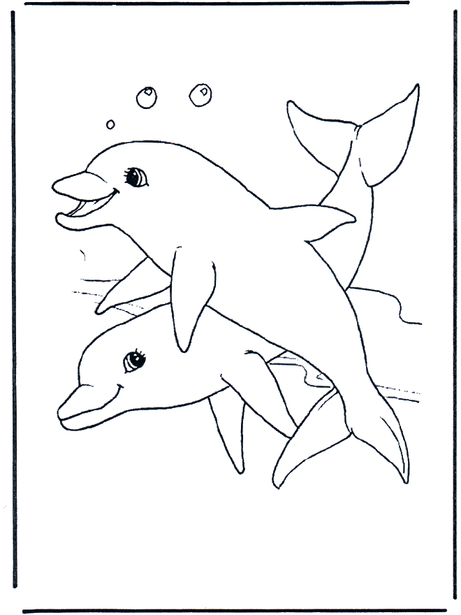 Dibujos.org / Animales / Animales acuáticos / Delfines 1 Dibujos.org / Animales / Animales acuáticos / Delfines 1