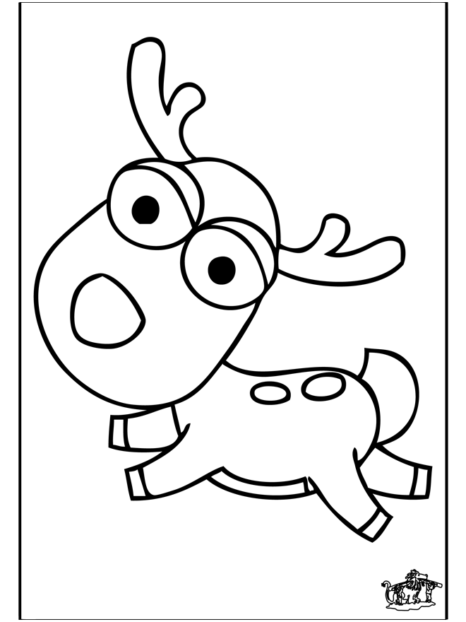 Dibujos.org / Navidad / Pinta la Navidad / Reno Dibujos.org / Navidad / Pinta la Navidad / Reno