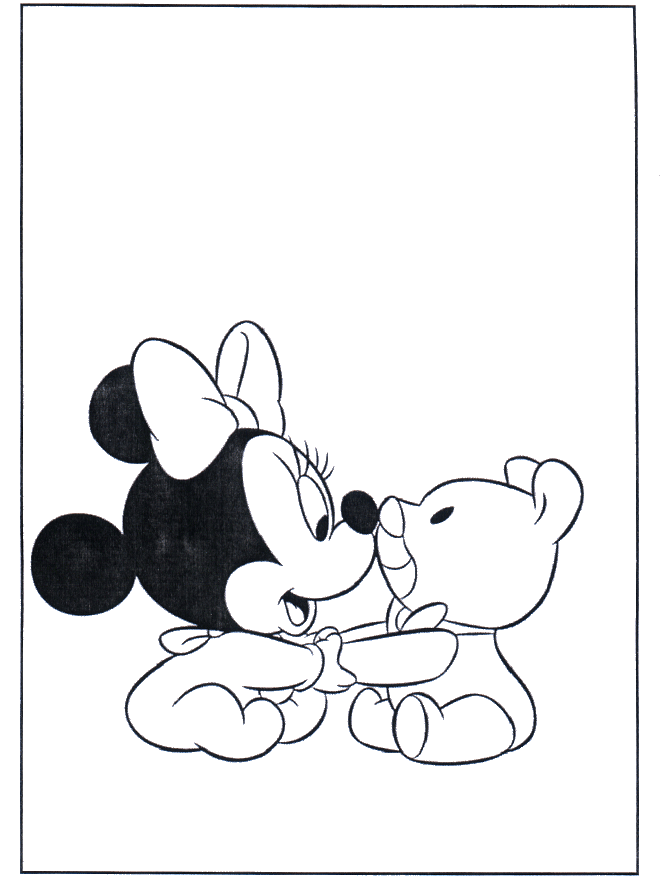 Dibujos.org / Personajes / Mickey Mouse / Baby Minnie Dibujos.org / Personajes / Mickey Mouse / Baby Minnie