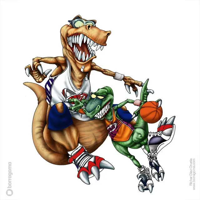 Dinosaur Basket Association (D.B.A.) / AVIA Sporstwear | borragoma Dinosaur Basket Association (D.B.A.) / AVIA Sporstwear | borragoma