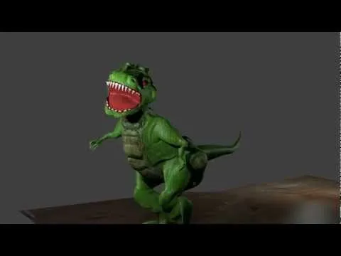 dinosaurio blender v51 movimiento 3d.avi - YouTube