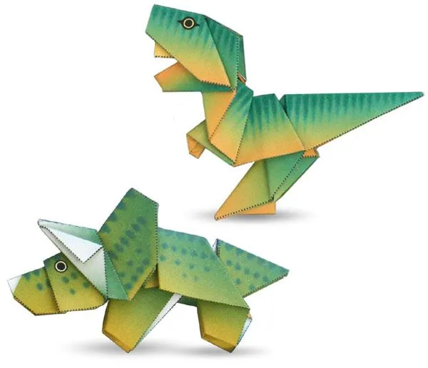 Como hacer un dinosaurio de carton - Imagui