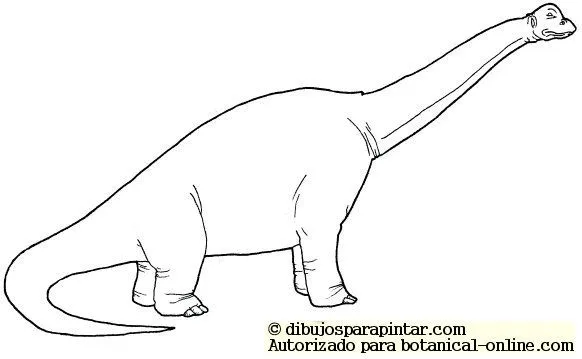 Un dinosaurio dibujado - Imagui