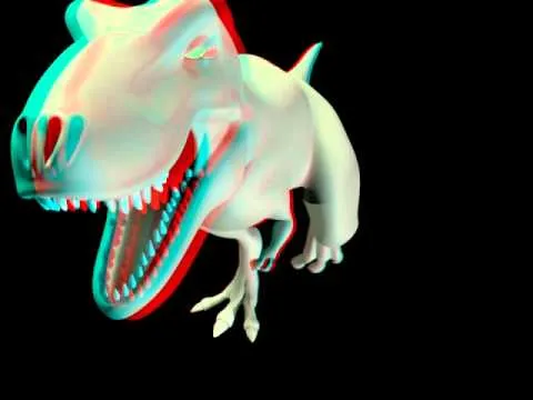 dinosaurio gafas 3d - YouTube