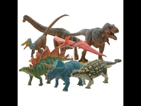 dinosaurios juguetes para los niños, dibujos animados - YouTube
