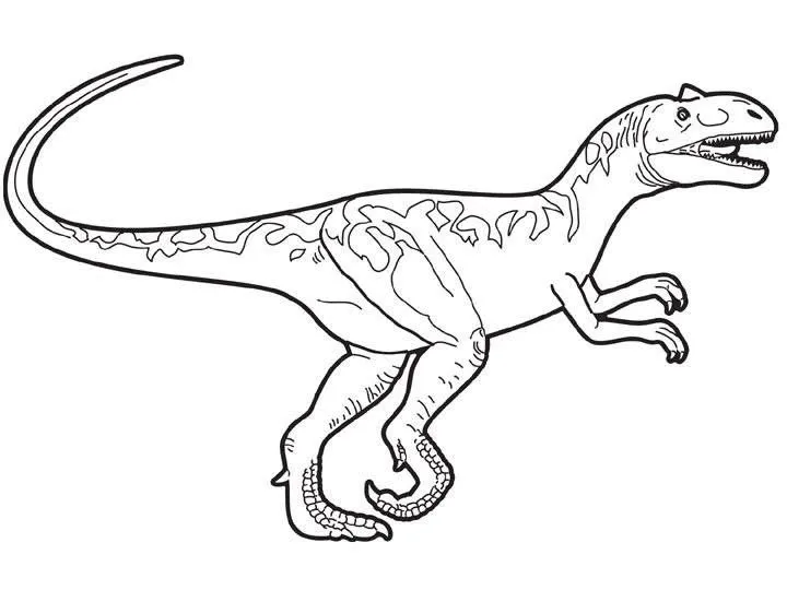 Dibujos para colorear DINOSAURIOS, Triceratops para imprimir
