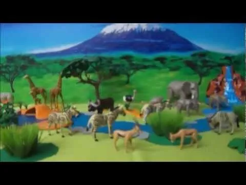 Diorama "África" (Desierto, Sabana y Selva) Playmobil - YouTube