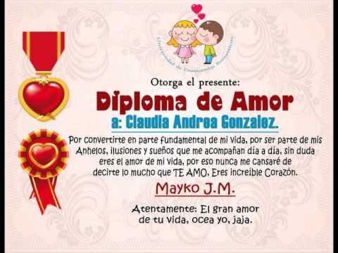 Diploma Amor - YouTube
