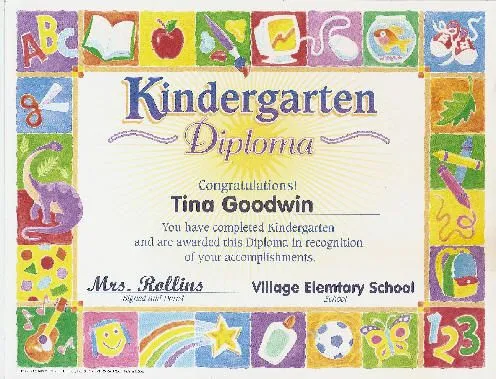 Diploma kinder - Imagui