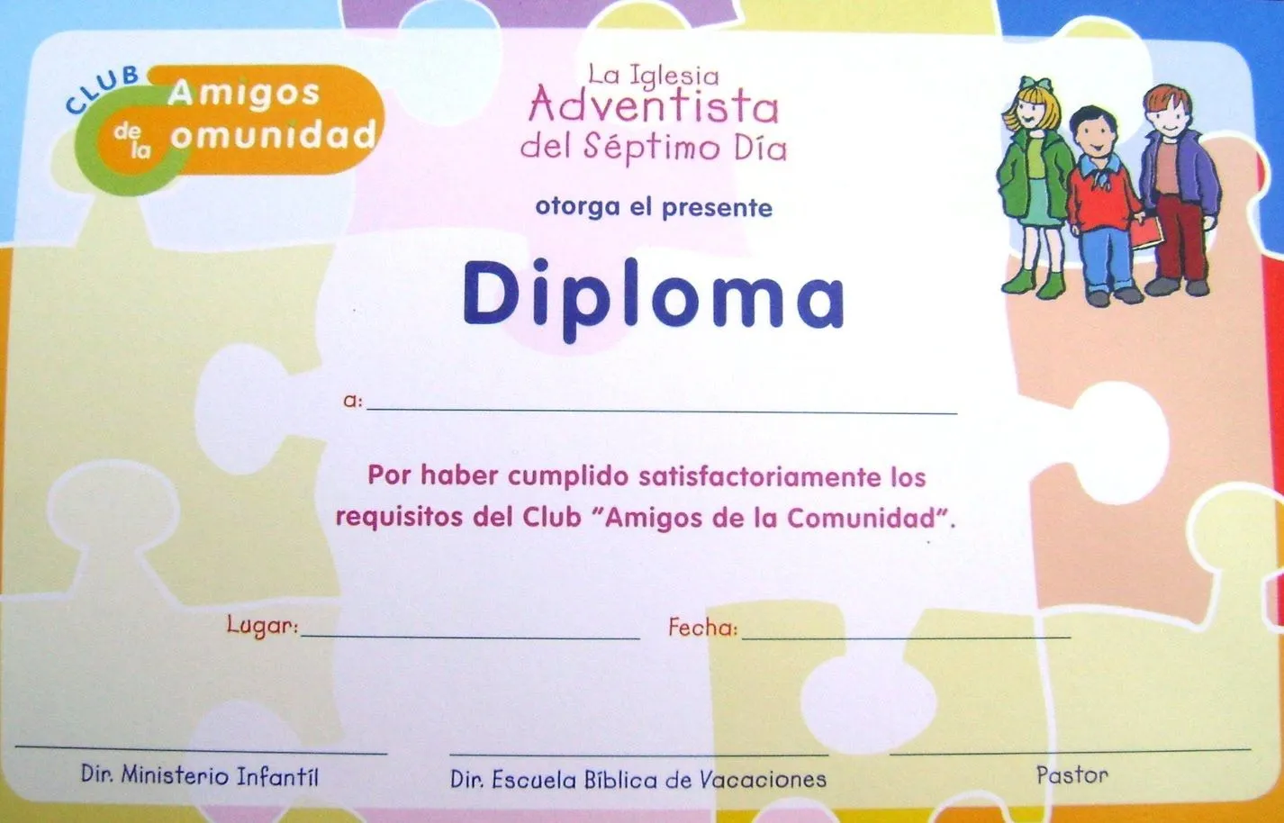 Diplomas para niños - Imagui