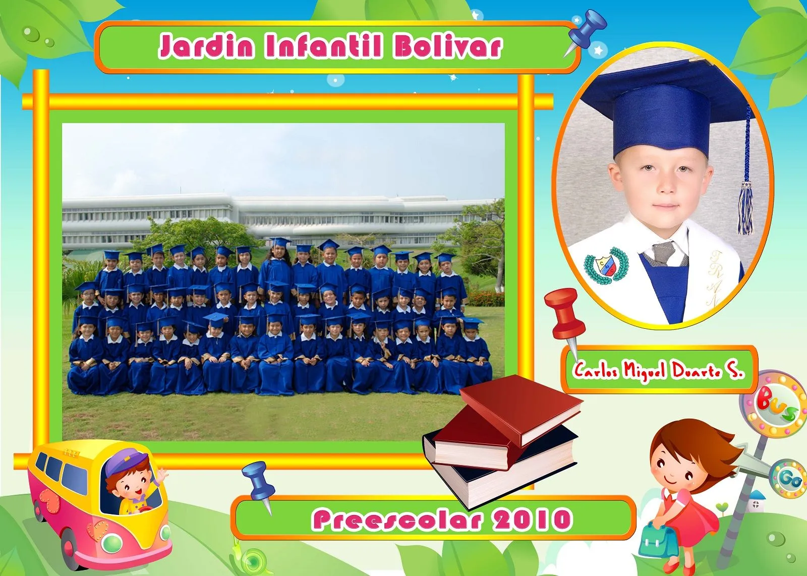 Diplomas de preescolar psd - Imagui