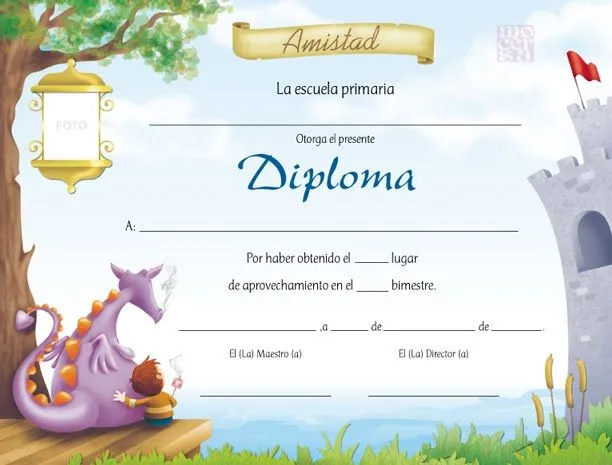 Plantillas para diplomas de preescolar - Imagui
