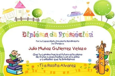 Diplomas de preescolar a color - Imagui | x | Pinterest | Colores