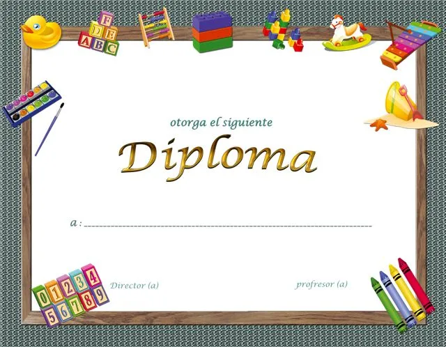Marcos para editar diplomas - Imagui