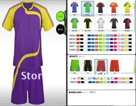 Editar uniformes de futbol online - Imagui