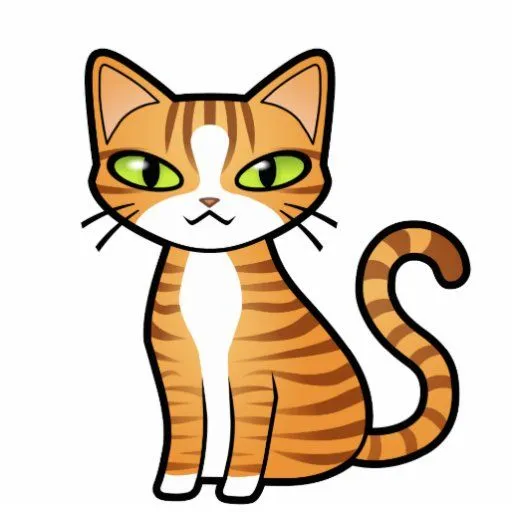 Diseñe su propio gato del dibujo animado imán fotoescultura | Zazzle