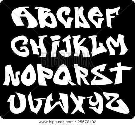 diseño de alfabeto graffiti font Fotos stock e Imágenes stock ...
