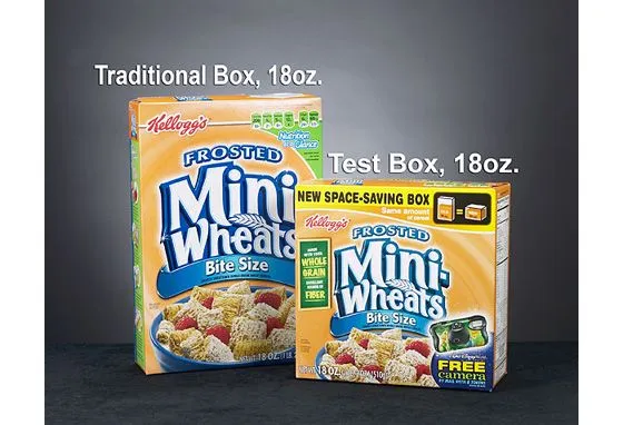 Nuevo diseño de cajas de cereales Kellogg's