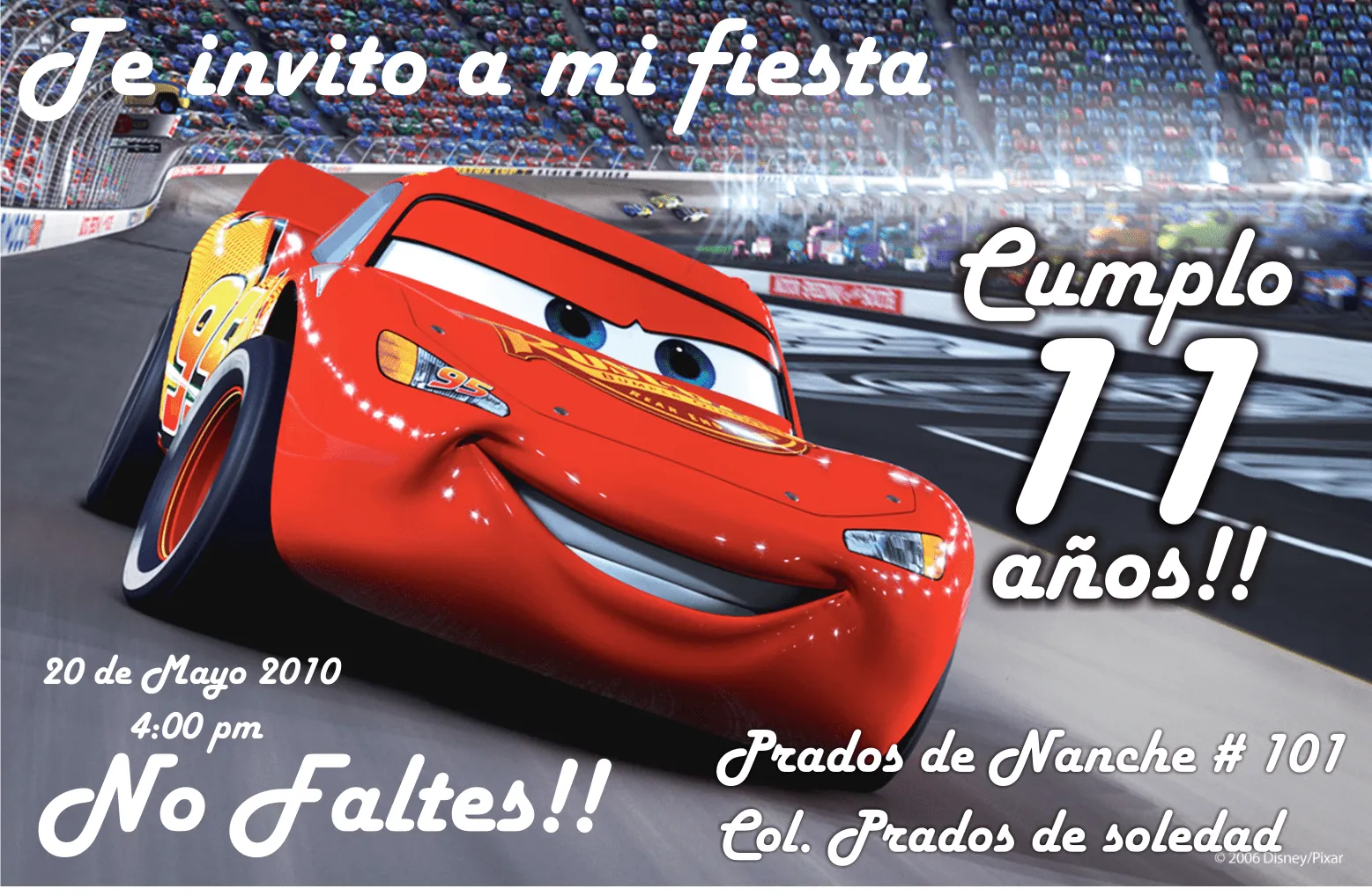 Tarjetas de invitación de cars 2 PARA COLOREAR - Imagui Tarjetas de invitación de cars 2 PARA COLOREAR - Imagui
