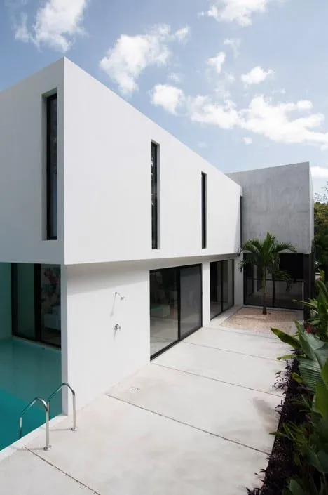 Diseño de casa minimalista de dos pisos, planos y fachadas ...