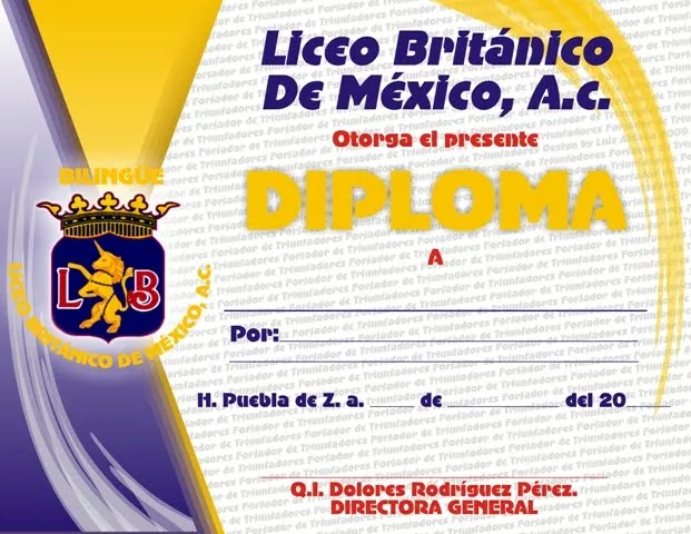 EL PORTAFOLIO DE LUIS ALDANA: DISEÑO DE DIPLOMAS LBM EL PORTAFOLIO DE LUIS ALDANA: DISEÑO DE DIPLOMAS LBM