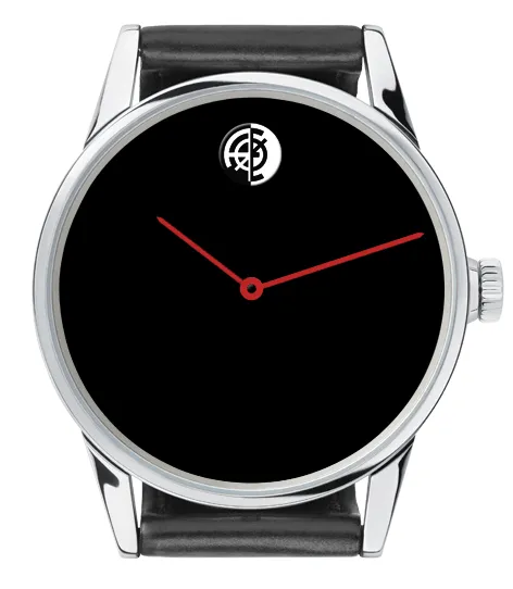 Diseño gráfico conceptual de esferas de reloj en blanco y negro Diseño gráfico conceptual de esferas de reloj en blanco y negro