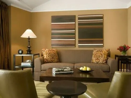 Colores para pintar el salón de la vivienda - Imagen y Diseño