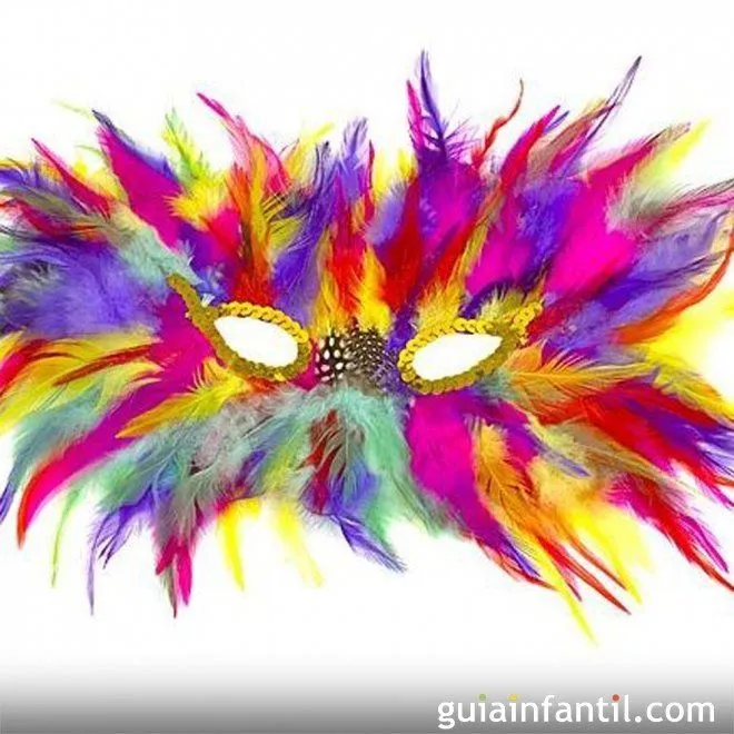 Diseño multicolor para un antifaz de Carnaval - Antifaces para ...