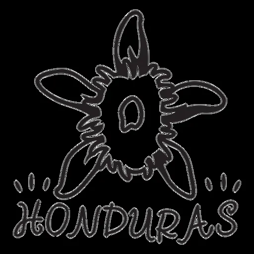 Diseño PNG Y SVG De Trazo Nacional De Honduras De Orquídeas Para Camisetas
