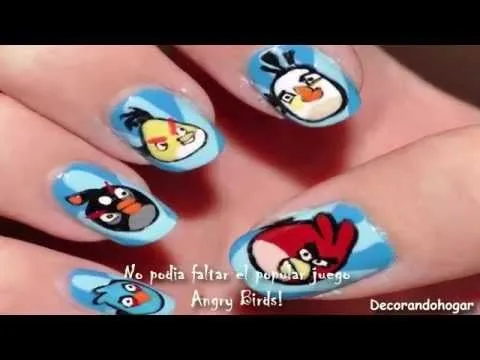 Diseños de uñas de dibujos animados - Imagui