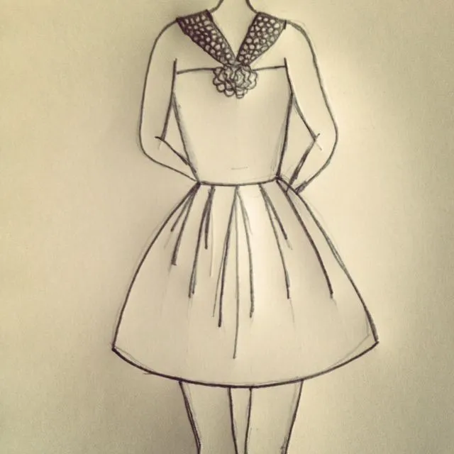 Diseño de vestidos dibujos - Imagui