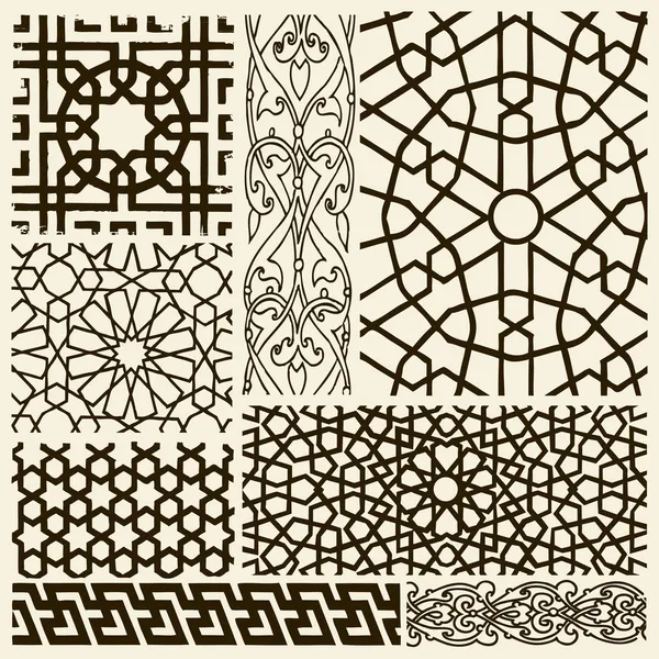 Diseños arabescos — Vector stock © emirsimsek #7640897