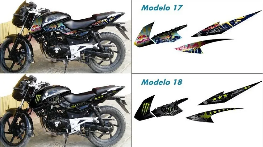 Diseños de calcomanias para motos pulsar - Imagui