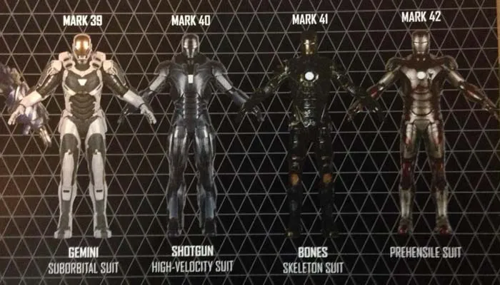 Diseños conceptuales y las 37 armaduras nuevas de Iron Man 3 ...