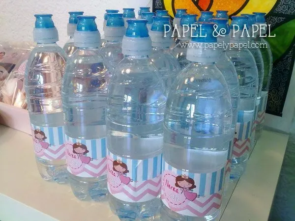 Diseños etiquetas agua on Pinterest | Fiestas, Water Bottle Labels ...