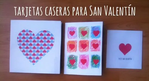 Tarjetas Caseras para San Valentin | Mi amor... Te amo !